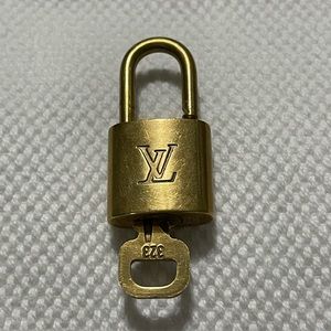 LV Lock and Key set Padlock.
